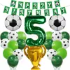 Cadena de Globos Temática de la Nueva Copa Mundial de Fútbol Transfronteriza Set Copa de Campeonato de Papel de Aluminio Serie Deportiva Globos Decorativos