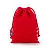Bolsas de Algodón con Cordón en Stock al por Mayor Bolsas de Lona Blanca Lisas con Cordón Empaque de Regalo Ecológico Bolsas de Algodón para Almacenamiento