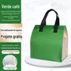 Bolsas Térmicas para Levar, Bolsas Térmicas Descartáveis Comerciais, Café, Bebidas, Sobremesas, Marmitas, Sacolas de Embalagem para Levar Espessadas com Folha de Alumínio