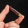 Boquilla para Cigarrillo con Filtro de Madera Maciza de Cabeza Redonda Portátil para Hombre Gruesa Mediana Delgada de Tres Usos Lavable Varilla Boquilla de Madera para Cigarrillo Mini Play