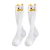 Nuevos Calcetines de Primavera y Verano para Niños, Calcetines de Malla Suelta de Dibujos Animados para Niños, Calcetines Finos Transpirables para Bebé Hasta la Rodilla, Al Por Mayor en Stock