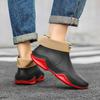 Botas de chuva forradas de lã para casais, antiderrapantes, à prova d'água, resistentes ao desgaste, botas de chuva, pesca ao ar livre, cavaleiro, chef, sapatos de borracha com plataforma quente
