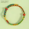 Festival del Bote del Dragón Cadena Colorida Zongzi DIY Colgante Portátil Hecho a Mano Pulsera para Niños con Cuentas Pulsera de Hilo Rojo para Mujeres