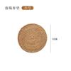 Atacado rattan coaster vietnamita antigo rattan tecido à mão isolado tapete bule prato tigela tapete grande pequeno tamanho chá tapete