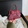 Elegante y moderna bolsa de nicho con lazo para mujer, nueva moda, bolso cruzado versátil, bolso de mano de color liso para salir