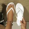 Chanclas Brillantes de Nuevo Estilo para Mujer, Primavera y Verano, Punta Cuadrada, Suela Plana Suave, Antideslizantes, Sandalias Minimalistas para Uso en Exteriores, Venta Caliente Transfronteriza, En Stock