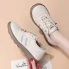 Novos Sapatos Femininos de Primavera, Sola Macia, Antiderrapantes, Respiráveis, Tênis Casuais Planos Confortáveis, Sapatos de Dia a Dia Elegantes e Versáteis