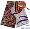 Algodón Africano Ankara Imitación Estampado de Cera Moda Brillo + Cristal Juego de Cera