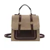 Retro Casual 2025 Nuevo Colgante de Gran Capacidad Textura de Moda Bolso Bandolera para Estudiantes Mochila para Viajes Diarios para Mujeres