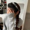 Aro para el cabello de onda de sentido avanzado para mujer, otoño e invierno, parte superior craneal alta, para lavarse la cara, tarjeta para el cabello para salir, que combina con todo, muestra el rostro pequeño, diadema, tocado