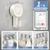 Gancho de Succión al Vacío sin Taladro para Cocina y Baño, Gancho de Almacenamiento Fuerte con Soporte de Carga para Montar en la Pared, Gancho Adhesivo sin Rastro para Detrás de la Puerta