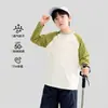 Camisa de Secagem Rápida Zuoxi para Meninos, Camiseta de Manga Longa, Novo Modelo Outono 2026, Blusa para Crianças Maiores
