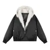 Jaqueta de Inverno Estilo Especial Transfronteiriça Masculina Casual Estilo Casal Marca Tendência Solta Versátil Jaqueta Casaco com Capuz Zuoshandiao Atacado