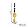 Amuleto de la suerte de latón, llavero de los doce animales del zodiaco, llave dorada, año del dragón, unisex, accesorio para llave de coche