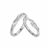 Anillos de Pareja de Verano Versátiles de Diseño Simple Mobius Niche para Estudiantes Venta al por Mayor