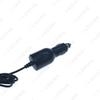 Cabo de carregamento para navegador GPS de carro 12V carregador de cabeça de radar adaptador de energia para isqueiro de carro 3,5 mm