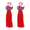 E13993 Pendientes de Cisne con Borlas Nuevos Creativos Elegantes Transfronterizos Estilo Étnico Retro Aleación Diamante Pendientes Largos