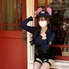 Cosplay de Judy Coneja Oficial de Policía Sombrero de Dibujos Animados Atmósfera de Parque de Atracciones Foto Lindo Sombrero de Orejas de Conejo Accesorio para el Cabello de Nicho