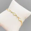Pulsera de Ojo de Gato de Oro Real Electrochapado para Mujer, Moda Distintiva, Pulsera Ajustable de Pez Dorado, Joyería de Pulsera Coreana