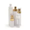 Garrafa Borrifadora Transparente de Plástico para Pet Pequena Garrafa Borrifadora Personalizada Vazia Garrafa de Cosmético Perfume
