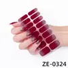 Zhengxiang 16 Dedos Cor Sólida Gradiente Rosa Cebola Filme para Esmalte Adesivos de Unha Transfronteiriço Temu Adesivos de Unha Mais Vendidos Conjunto Completo