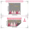 Festival de Natal Múltiplos Estilos Árvore de Natal de Luxo Leve Adesivos para Janela Vidro de Vitrine Porta de Vidro Decoração de Casa Adesivo Eletrostático para Vidro