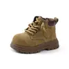 Zapatos Infantiles Botas tipo Martin 2026 Otoño/Invierno Nuevos Zapatos Infantiles Zapatos para Bebé Niña Calidez con Felpa Adicional Zapatos para Niño Suela Suave Botines Cortos