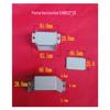 Os fabricantes em estoque fornecem um grande número de baixa frequência EI 66 22 * 25 horizontal transformador ponte pacote shell clip frame