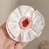 2026 Novo Elástico de Cabelo de Alta Elasticidade com Acabamento em Cetim, Toque de Luxo, Argola de Cabelo Dopamina de Verão para Mulheres, Elástico Fofo para Crianças