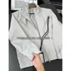 Jaqueta Bomber Patchwork Desconstruída Gola Alta Masculina Outono Malandro Cool Tendência Casual Top Jaqueta Boxy Início do Outono Americano