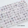 Dongzhou Arte de Uñas Diamante 6mm Explosivo Rosa Milenial Corte Octagonal Diamante DIY Pendientes Joyería Color Diamante Decoración Diamante para Uñas