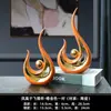Adornos modernos de cerámica de lujo ligero para sala de estar, recibidor, mueble de TV, escritorio de oficina creativo, mueble de vino, decoraciones para inauguración de casa