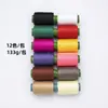 Venta al por mayor de fabricante hilo de coser de colores 302 hilo de zurcir de poliéster juego de 10 piezas hilo de zurcir hecho a mano para DIY aguja e hilo de pagoda