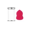 Cilindro de Aluminio Antióxido Caja de Boca de Caballo Gota de Agua Calabaza Corte Diagonal Esponja para Polvos de Maquillaje Huevo de Belleza No Látex Húmedo y Seco