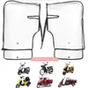 Fundas Engrosadas de Manillar para Patinete Eléctrico de Invierno para Repartidores Cubiertas Impermeables para Manillar de Motocicleta Cubierta a Prueba de Viento para Bicicleta Eléctrica