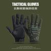 Guantes para Hombre para Exteriores de Fuerzas Especiales Tácticos de Combate Protección Entrenamiento Resistentes al Desgaste Medio Dedo Dedo Largo Cuatro Estaciones Guantes Tácticos