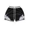 Pantalones cortos finos de verano de malla para deportes de baloncesto, para hombre, para correr, entrenar, transpirables, de fitness, de cinco puntos, holgados.