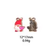Colgante Serie Día de San Valentín Corazón Enano DIY Aleación Esmalte Accesorios de Joyería Llavero Colgante Transfronterizo