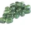 Resina imitación calcedonia con forma de cuentas sueltas perforadas con forma, faceteadas, puntiagudas, falso jade verde, cuentas tipo barril flor flotante, cuentas cuadradas de Dongling verde