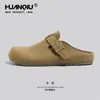 Zapatos Birkenstock Retro Globales para Hombre Verano 2026 Nuevos Populares Planos sin Cordones Versátiles Mocasines de Moda
