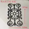 Acessórios de ferro forjado, flores de ferro fundido, peças florais soldáveis para portões e escadas, flores decorativas, aço zincado, peças florais de ferro maleável estilo europeu, flores de ferro forjado e mais.