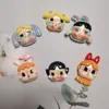 Muñeca Llorona Accesorios de Resina Pegamento Blanco DIY Funda para Teléfono Pasador Zuecos Accesorios de Decoración de Dibujos Animados Materiales Hechos a Mano Ins