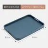 Bandeja para Ceremonia del Té Bandeja de Bambú para Té Casera Alta Apariencia Bandeja Sólida de Madera Rectangular Bandeja de Madera para Té Plato para Frutas Vajilla