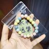 Nuevos Pulseras Hechas a Mano Teñidas con Agua de Dos Colores, Pulseras Cerámicas para Estudiantes, Pulseras al por Mayor para Mejores Amigas, Joyería para Manos de Vidrio