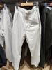 Pantalones de pana con cintura elástica de producción única japonesa de otoño 2024, pantalones casuales rectos para hombres y mujeres K471279