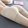 Shorts de Seguridad de Cintura Alta para Control de Abdomen para Mujer, Ropa Interior de Verano Anti-Exposición que No se Enrolla, Shorts de Capa Base de Seguro de Dos en Uno que Ceñen la Cintura