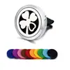 Clip de aromaterapia para coche de acero inoxidable 316L, clip para la boca de aire del coche, clip para perfume de coche, imán para perfume.