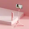 Palo para selfies de teléfono móvil alargado Bluetooth integrado con luz de relleno de belleza control remoto trípode de escritorio multifunción para transmisión en vivo