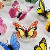 Borboleta LED Colorida Digital Piscante Adesiva Simulação Decoração de Adesivo de Parede LED Criativo Adesivo de Parede