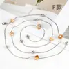 Cadena de Cintura Metálica Decorada con Conchas de Gama Alta Accesorios para Vestido de Niña Cuerda Delgada de Flor para Jeans Cinturón para Mujer